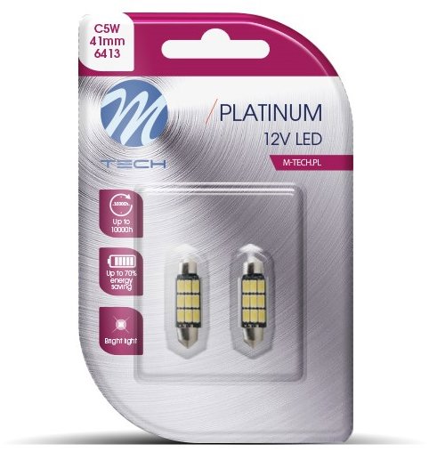 M-Tech C5W 41mm 9LED bílé 2ks