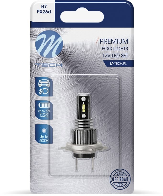 M-Tech PREMIUM H7 6LED 3W bílé 1ks