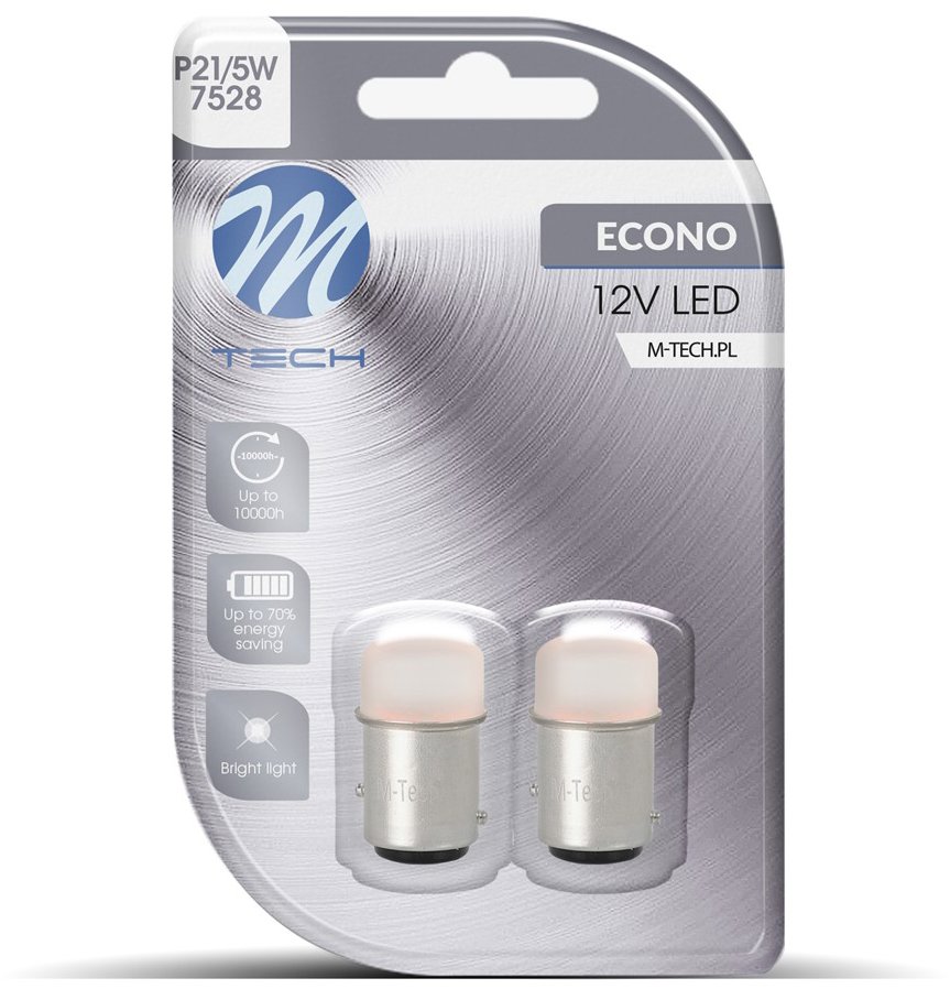 M-Tech BAY15d P21/5W 24LED červené 2ks