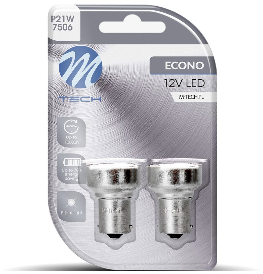 M-Tech BA15s R5W 12V 19LED bílá 2ks