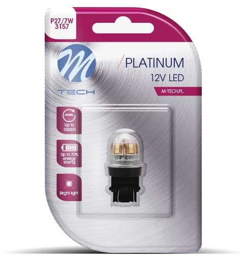 M-Tech P27/7W W2.5x16q 15LED bílé 1ks