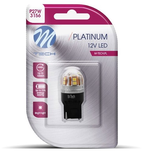 M-Tech P27/7W W2.5x16d 15LED bílé 1ks
