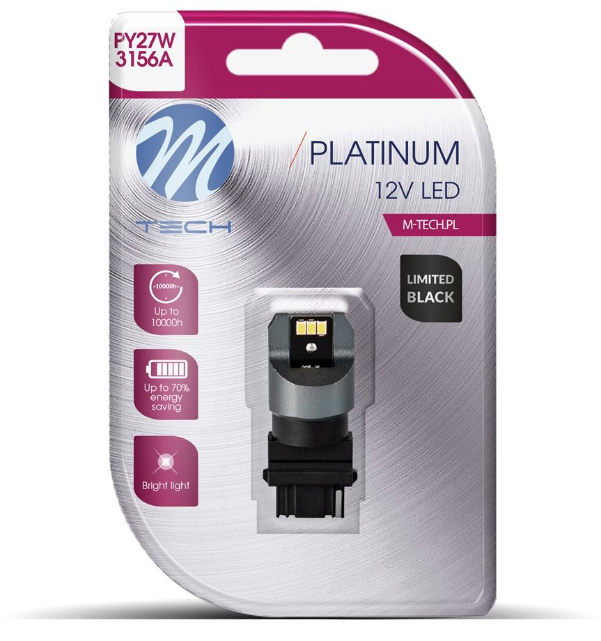 M-Tech CANBUS P27/7W W2.5x16d 6LED oranžové 1ks