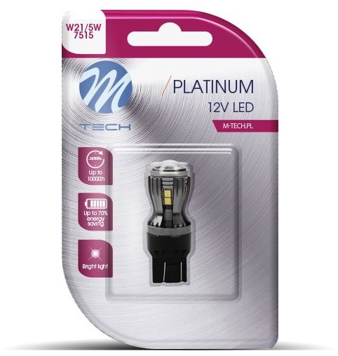 M-Tech CANBUS W21/5W W3x16q 14LED bílé 1ks