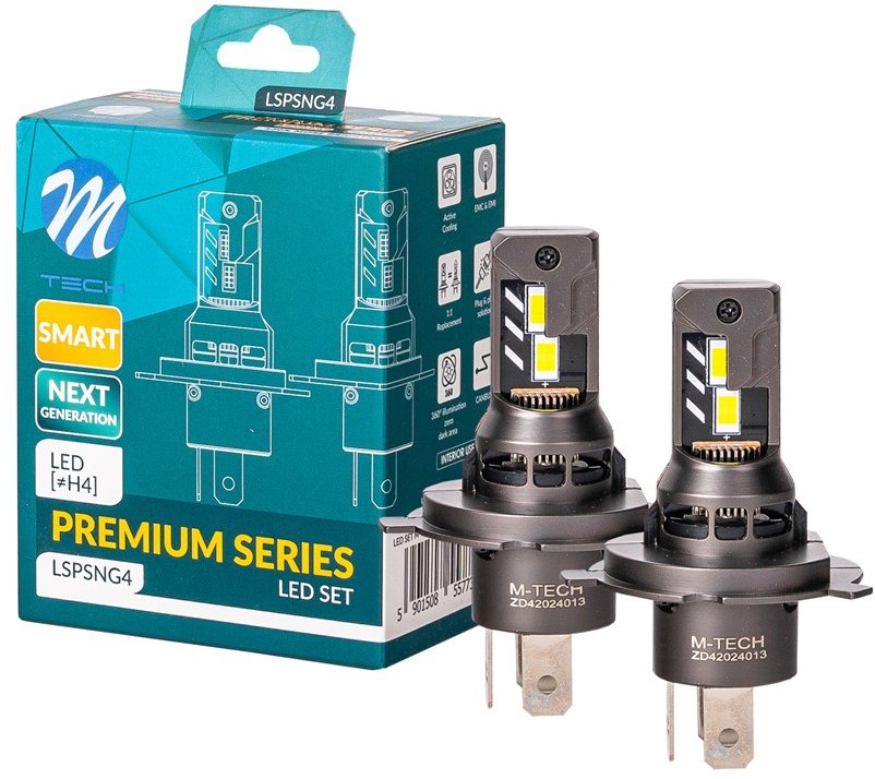 M-Tech PREMIUM SMART SERIES LED set H4