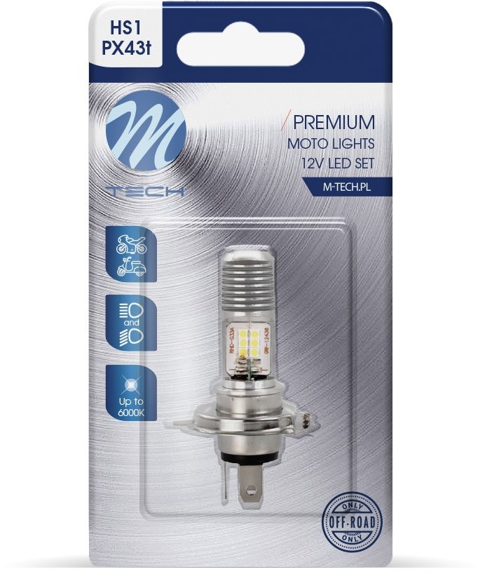 M-Tech LED HS1 12x3030SMD 10-80V AC/DC bílé