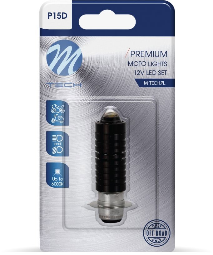 M-Tech P15d-25-1 3570SMD 12V/24V bílé