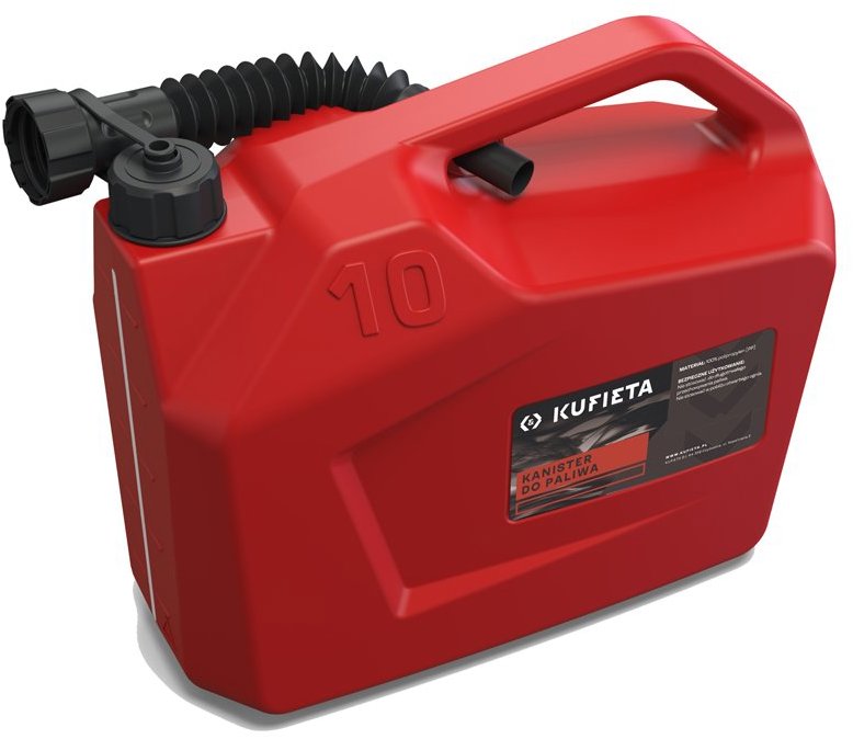 Carmotion Kanystr na palivo 10 l, plechový, UN certifikace,
