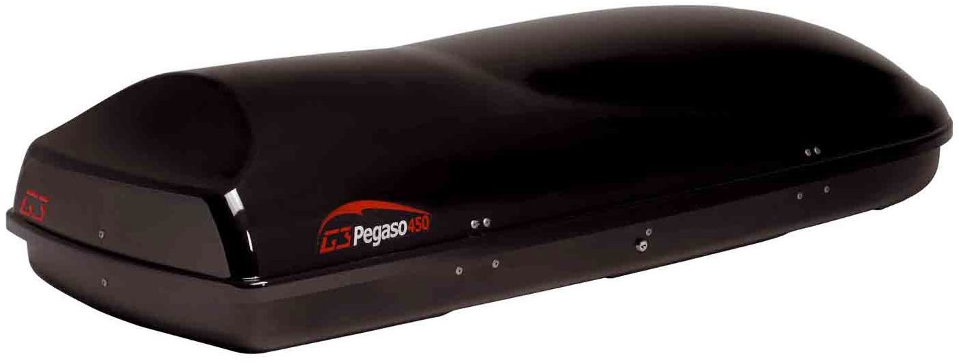 G3 Pegaso 450 - objem 375l, oboustranné otevírání, černá lesklá metalíza