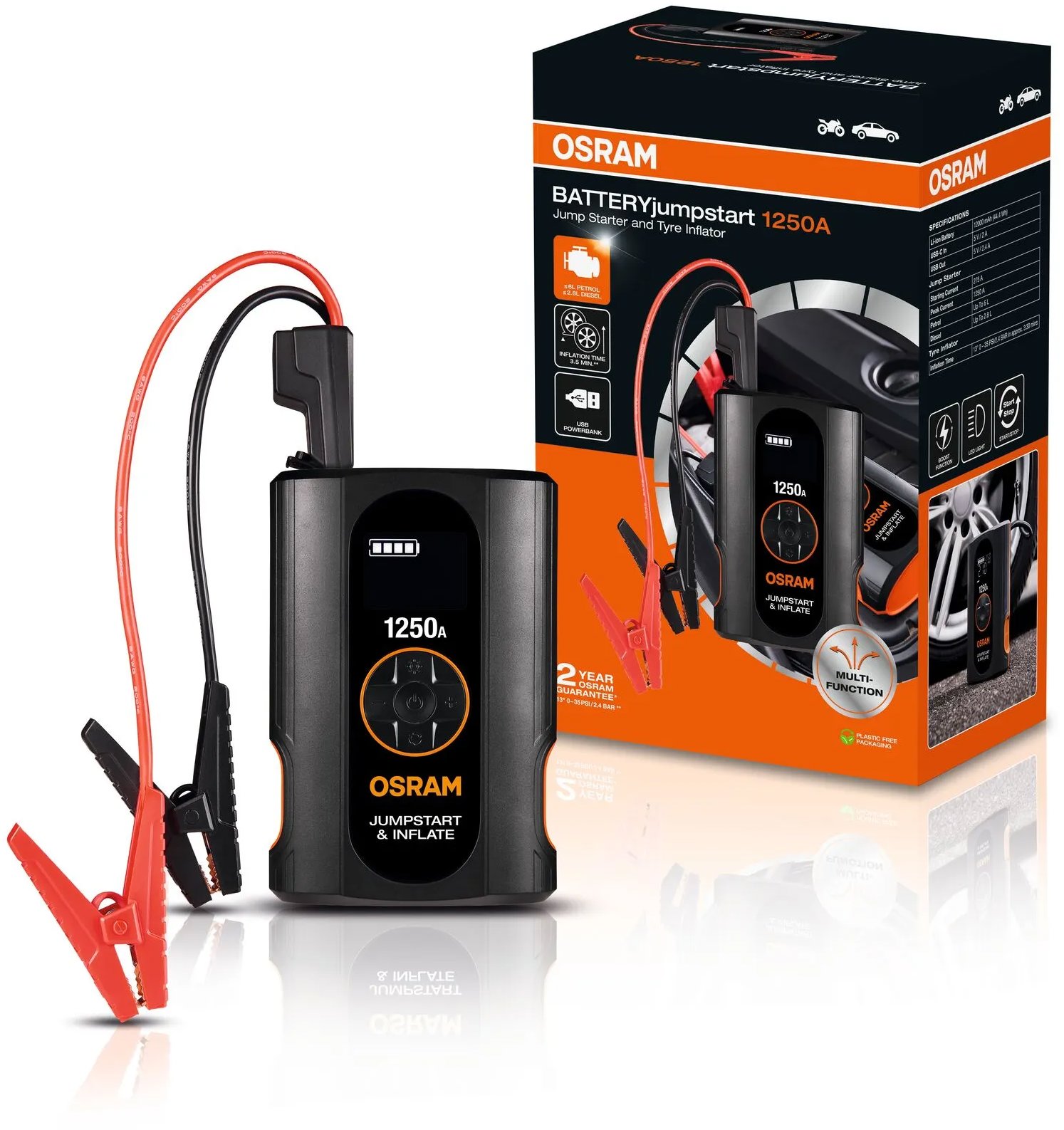 OSRAM BATTERYjumpstart 1250 A