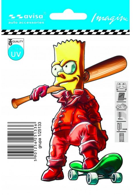 PREXIM Samolepící dekory bart