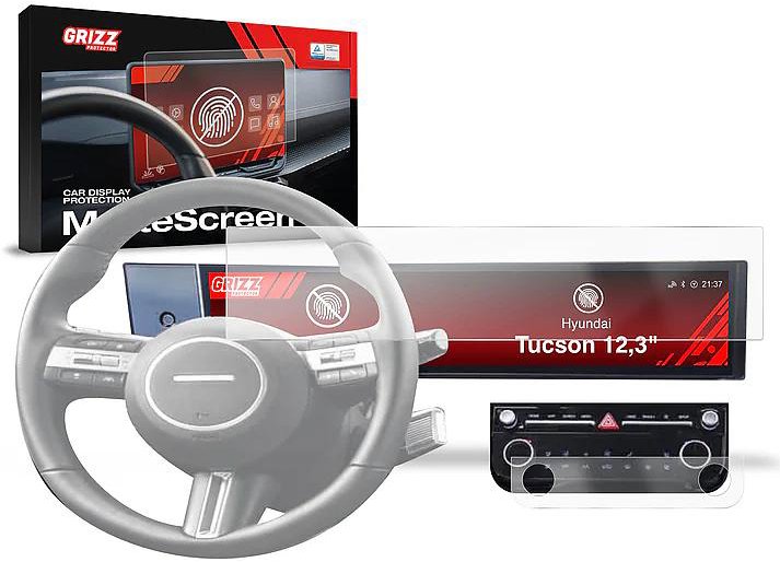 smartSPOT GRIZZ Hyundai Tucson 12,3" (2024-2025), sada 2 ks