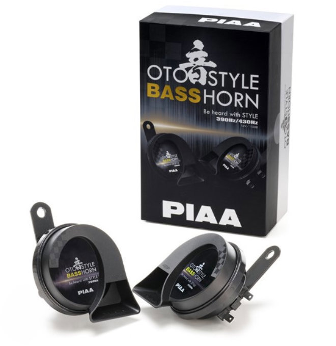 PIAA Oto Style Bass horn dvoutónový klakson 390 Hz + 430 Hz, 112 dB