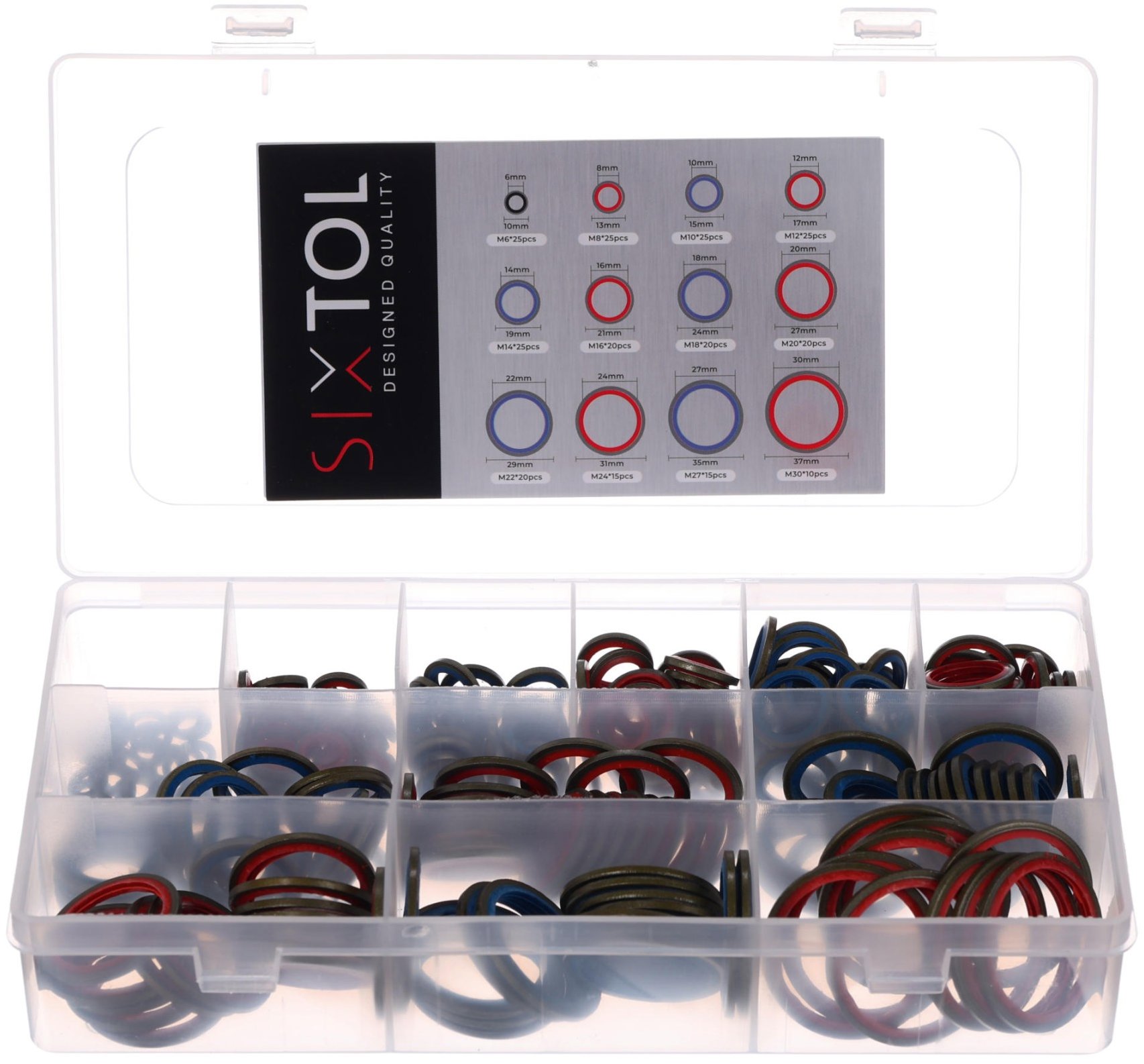 SIXTOL Mechanic Ring Set 4
