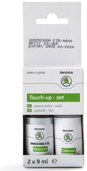 Škoda tužka laková stříbrná Smokey diamond metalíza LF7E/B3B3
