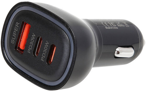 CAPPA Rychlonabíječka do auta 90 W USB-A + 2× USB-C PD/QC