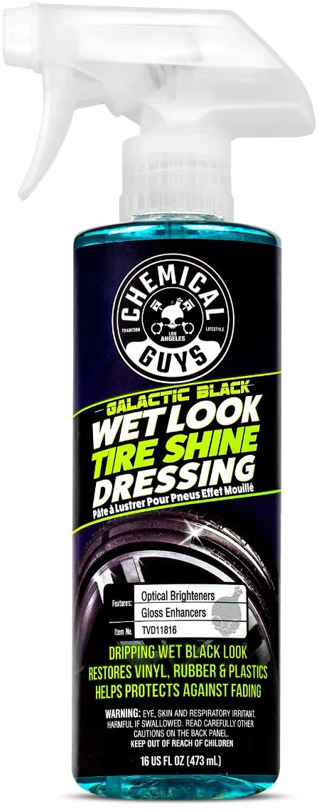 Chemical Guys Galactic Black - přípravek na pneumatiky s mokrým lesklým efektem, 473 ml