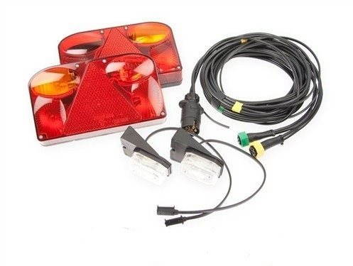 FRISTOM Elektrokabeláž k vleku 7pin/5m se světly FT-88 SET