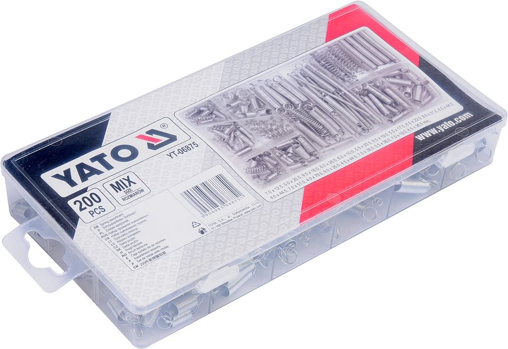 YATO Sada tažných a tlačných pružin 200 ks YT-06875