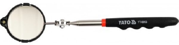 YATO Zrcátko kontrolní teleskopické s LED YT-0663