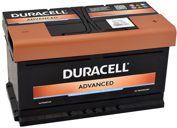 Duracell Advanced DA 80, 80Ah, 12V
