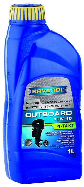 RAVENOL Outboardoel 4T SAE 10W-40; 1 L
