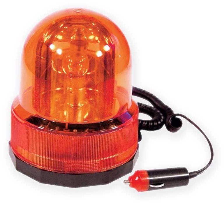 Maják oranžový 12V, magnetický
