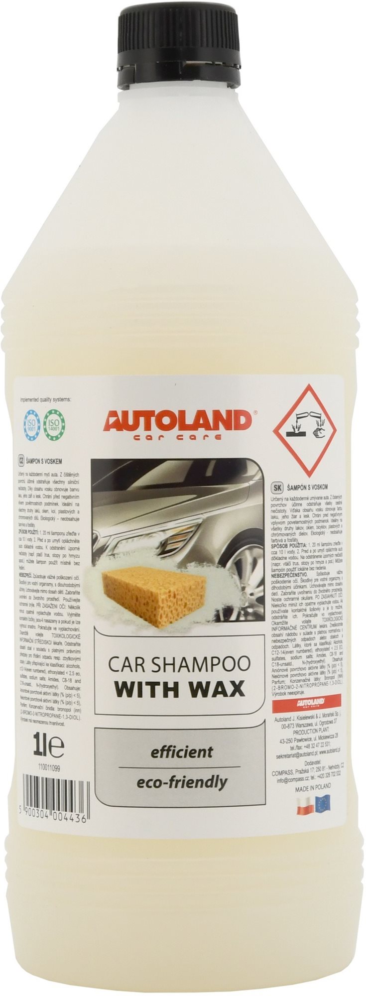 Autošampon s voskem 1L