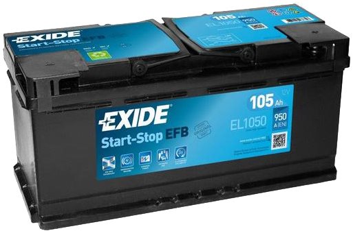 EXIDE START-STOP EFB 105Ah, 12V, EL1050