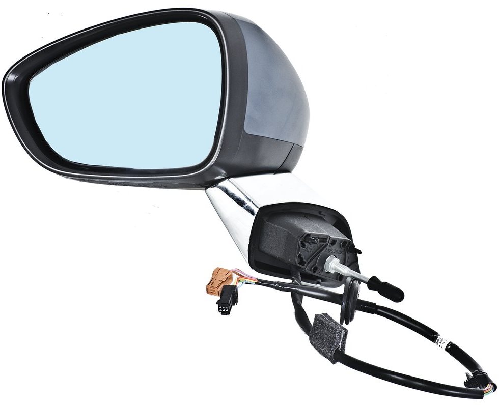 ACI zrcátko pro CITROEN C3, 09- s chrom. držákem pro blikač el. sklopné L