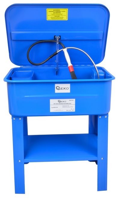 GEKO Myčka na součástky, elektrické čerpadlo, objem 80l