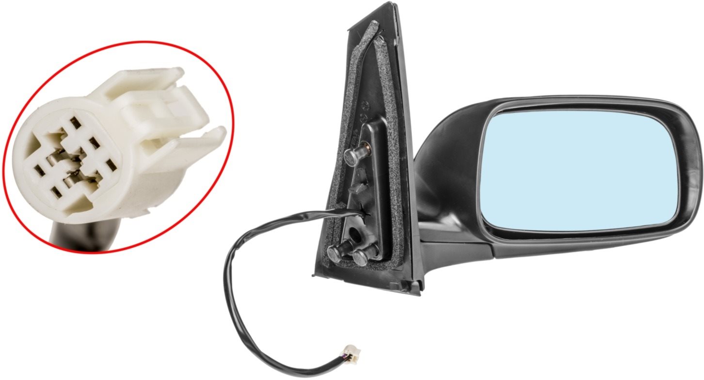 ACI zrcátko pro TOYOTA Prius 04-09  konvexní pro lak P