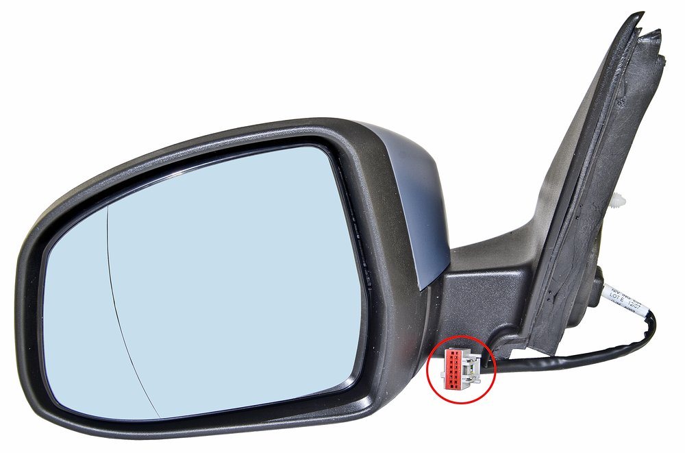 ACI zrcátko pro FORD Mondeo 07-   el. sklopné se světlem pro nástup pro lak L