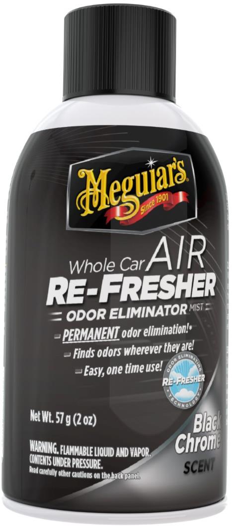 Meguiar's Air Re-Fresher Odor Eliminator - Black Chrome Scent 57g