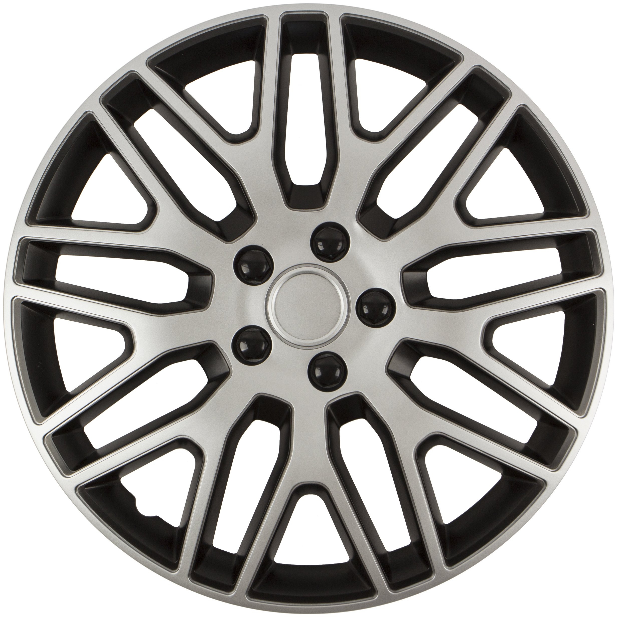 Versaco Poklice Dakar NC silver/black 16" sada 4ks