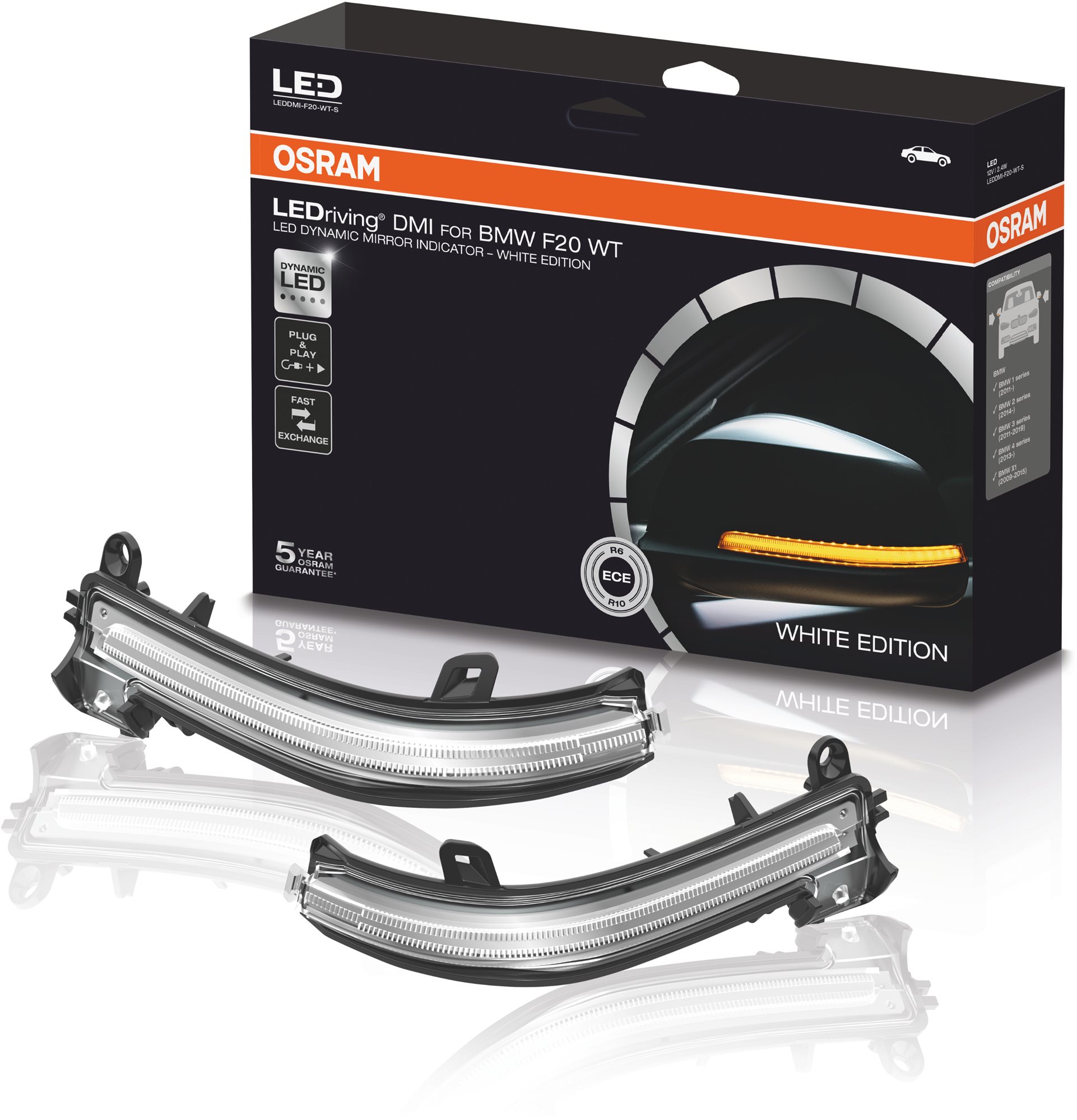 Osram LEDriving LEDDMI F20 WT S blinkr světlý pro BMW 1,2,3,4 X1