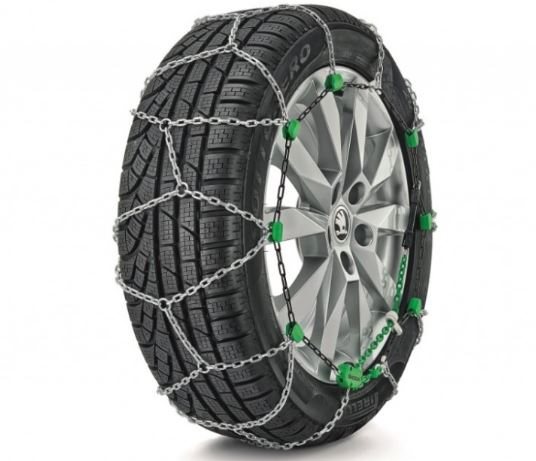 Škoda nerezové sněhové řetězy pro Octavia I, Octavia II, Octavia III, Scala, Kamiq