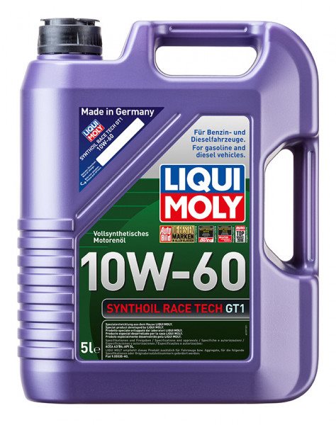 Liqui Moly Motorový olej Synthoil Race Tech GT1 10W-60, 5 l