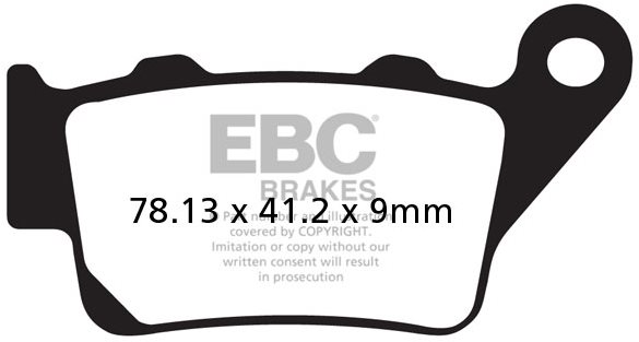 EBC Brzdové destičky FA208R