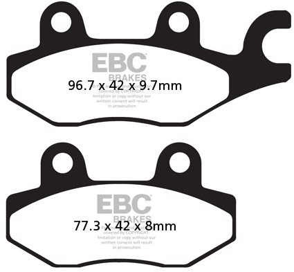 EBC Brzdové destičky FA165/2R