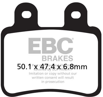 EBC Brzdové destičky FA350TT