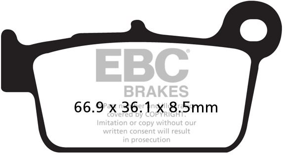 EBC Brzdové destičky FA367/2TT