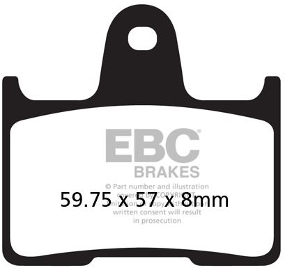 EBC Brzdové destičky FA254