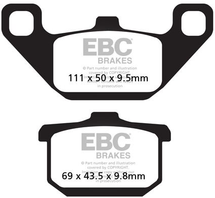EBC Brzdové destičky FA085