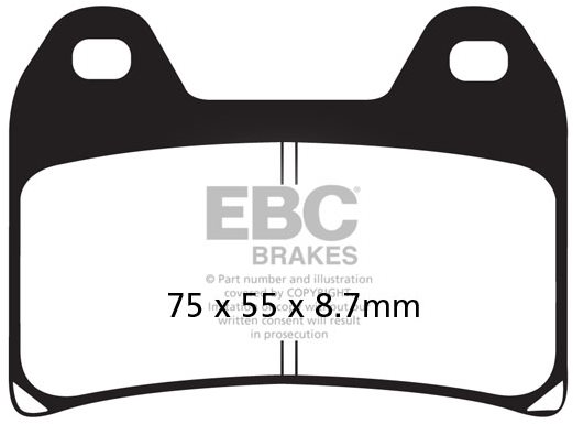 EBC Brzdové destičky FA244