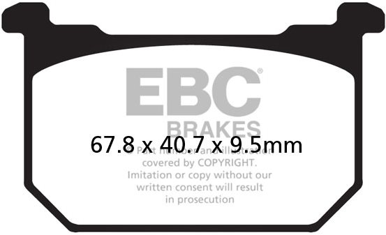 EBC Brzdové destičky FA068