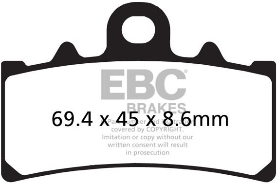 EBC Brzdové destičky FA606