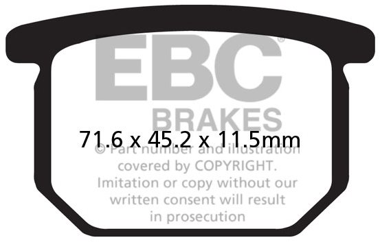EBC Brzdové destičky FA065