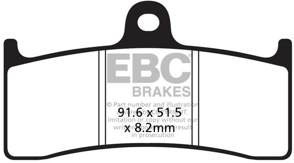 EBC Brzdové destičky FA424