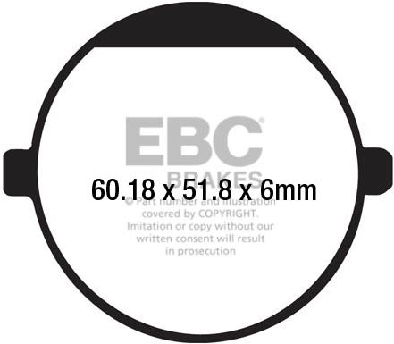 EBC Brzdové destičky FA198
